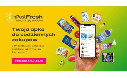 InPost Fresh – aplikacja zakupowa InPost –dostępna dla klientów w całej Polsce